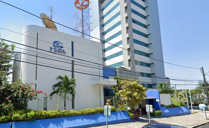 Fachada da sede da TV Gazeta, antiga afiliada da TV Globo